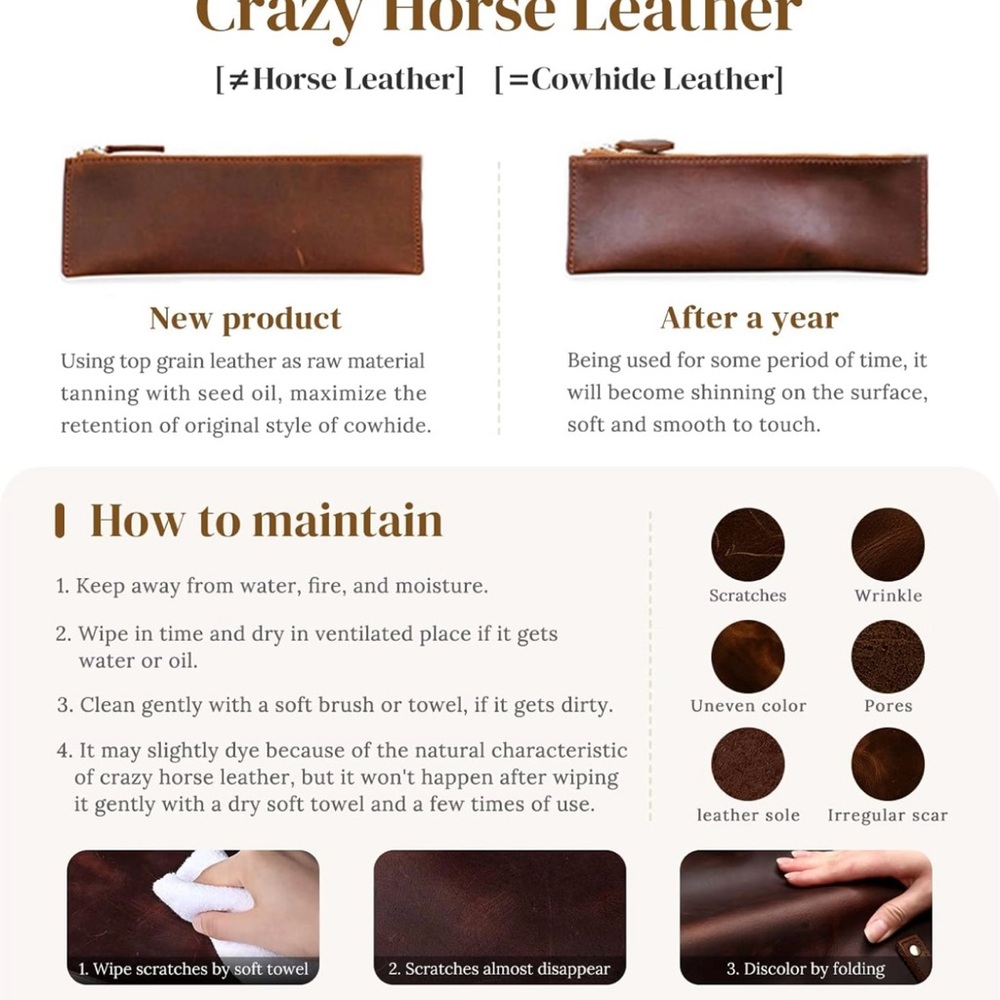 Tote Leather Bag and Crossbody Bag - Picture 16 of 16